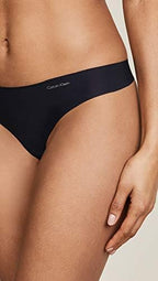 Calvin Klein Women's Invisibles Seamless Thong Panties, 3 Pack