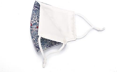 Liberty of London Face Mask Mulberry Silk Face Masks Washable UK Reusable Face Mask Silk Mask Masks for Women Face Covering Masks Reusable Built in Filter 4 Layers. HANDMADE UK