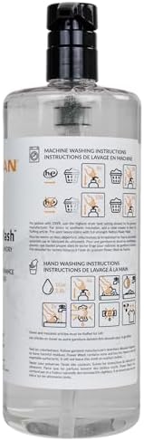 Nathan Power Wash Detergent, Natural Sport Detergent for Active Wear, Sports Equipment, Gets Rid of Odors and Stains