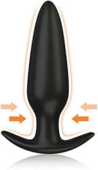 G-spot Anal Vibrator Prostate Massager, Silicone Rechargeable Wearable Anal Vibrator with Remote Control 10 Vibration Modes Waterproof Anal Sex Toys for Men, Women and Couples