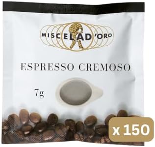 Miscela d'Oro Single Shot Espresso Cremoso Ground Pods, 150 pack