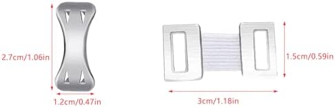 60 Pack Elastic Bandage Clips Aluminum Butterfly Bandage Clips Bandage Wrap Clip Fasteners for Self-Adhesive Bandage Wrap Compression Bandage Wraps Self-Adh Wrap Rolls 2 Types
