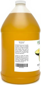 Baja Precious - Avocado Oil 100% Pure, 1 Gallon Jug, Food Grade Perfect for High Heat Cooking, Skincare, Hair Treatments, Soapmaking & More