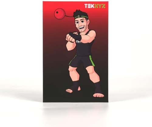 TEKXYZ® Reflex Ball with Counter App & Online Community, 2 Difficulty Levels Boxing Ball with Headband, Perfect for Reaction, Agility, Punching Speed, Fight Skill & Hand Eye Coordination Training