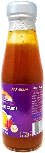 Rani Chilli Mango Sauce (Sweet & Spicy Dipping Sauce) 7oz (200g) Glass Jar, Ready to eat, Vegan ~ Gluten Free | NON-GMO | Indian Origin