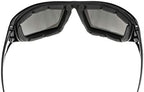 Radians XT1-21 Extremis Full Black Frame Safety Glasses with Smoke Anti-Fog Lens, Adult
