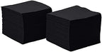 Perfectware 2ply Black Beverage Napkins. 500 Count 2Ply Cocktail Black Napkins. 5 x 5 Black Beverage Napkin.
