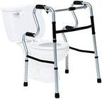 Lumex 3-in-1 UpRise - A Folding Walker, Stand-Up Aid, & Toilet Safety Rail - 700175CR