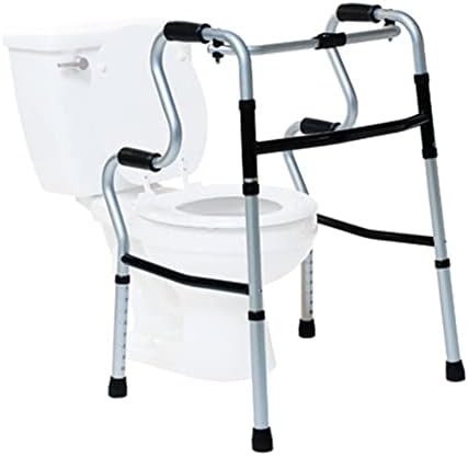 Lumex 3-in-1 UpRise - A Folding Walker, Stand-Up Aid, & Toilet Safety Rail - 700175CR