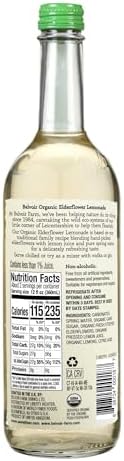 Belvoir Organic Elderflower Lemonade, 25.4 Fl Oz | Organic and Refreshing Elderflower Lemonade | Made with Natural Ingredients | Perfect for Summer | No Artificial Sweeteners