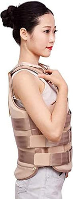HAILM Thoracic Back Thoracolumbar Fixed Brace Treat Osteoporosis Spine Compression Fractures Lumbar Spine Orthosis Support Scoliosis Brace,XL