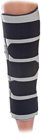 United Ortho 62016 Foam Knee Immobilizer, 16" Size, Black