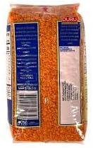 Duru Split Red Lentils 1000g, 100% Natural and Certificated, High Fiber and Protein, Non-GMO, Great for Lentil Soup and Vegan Recipes, Gluten Free