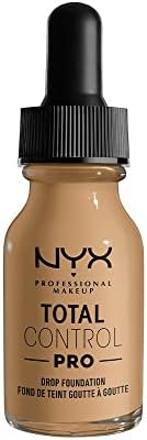 NYX PROFESSIONAL MAKEUP Total Control Pro Drop Foundation, Skin-True Buildable Coverage - Beige