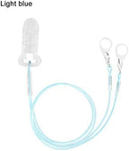 Hearing Aid Clip - Anti-Lost Hearing Aids Lanyard Protector BTE Clip Holder for Adults Seniors (Light Blue)