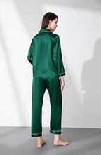 LEPTON 100% Mulberry Silk Long Sleeve Pajama Set