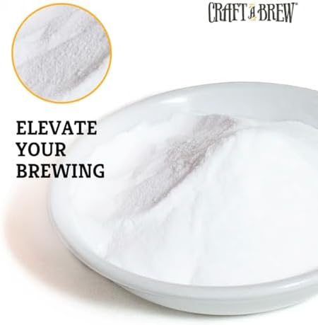 Craft A Brew - Maltodextrin - Adds Body & Smooths Mouthfeel - For At Home Beer Brewing - Thickens Watery or Thin Brew - A (Mostly) Non-Fermentable Sugar - No Added Flavor - 8 oz Bag For 5 Gal Batch