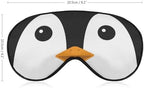 Cute Penguin Face Sleeping Mask Animal Head Sleep Eye Mask Blindfold with Adjustable Strap Soft Eye Mask Sleep for Blocking Out Lights