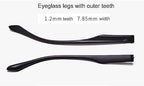 ZEALMAX 1 Pair Universal Plastic Eyewear Legs and Arms, Glasses Replacement Frame Temple for Men and Women, Black