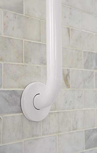 Moen R8732W Bathroom Safety 32-Inch Grab Bar with Concealed Screws, Glacier White