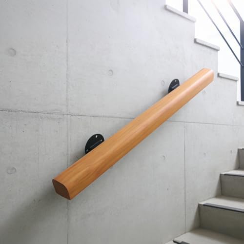 1FT Wood Stair handrails，handrails for Indoor Stairs，Stair Railing Indoor，Garage, Porch, Toilet, Yard and Garden