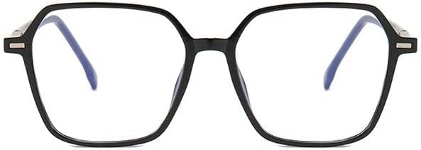 Large Square Computer Readers Anti Blue Light Reading Glasses HD Fatigue Relieve Oversized Flat Light Mirror Eyewear