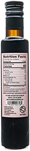 Wild Cherry Balsamic Vinegar - Gourmet Barrel Aged Infused Balsamic Vinegar - Great for Dressing Dipping Glazing - No Artificial Flavors or Added Sugar - Made in Texas (8.5 oz)