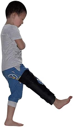 OhMill Kids Knee Brace for Knee Pain Adjustable Knee Brace with Side Stabilizers Knee Joint Fixation Protector for Sports, Meniscus Tear,Injury Recovery - Fit Boys & Girls