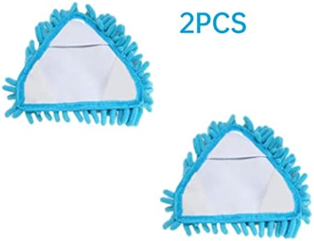 Gcroet Triangle Mop Head Absorbent Microfiber Chenille Mop Brush Head Replacement Cleaning Tool 2PCS Mop Head,Mop Replacement Head,Mop Refill Head,Triangle Mop Brush Head,Chenille Mop Head