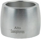 Metal Saxophone Ligature and Reed Clip Clamp Ring for Alto Sax Clarinet Mouthpiece Silver Precise Tightening Enhanced Sound Quality Easy to Use Design(For Alto Sax)