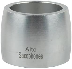 Metal Saxophone Ligature and Reed Clip Clamp Ring for Alto Sax Clarinet Mouthpiece Silver Precise Tightening Enhanced Sound Quality Easy to Use Design(For Alto Sax)