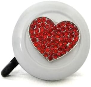 Cruiser Candy Super Bling Bicycle Bells, Rhinestone Bike Bells, Alloy Ringer for Nice Classic Bicycle Bell Ring Sound, Beach Cruiser, City Bike, Ebikes Universal Fit