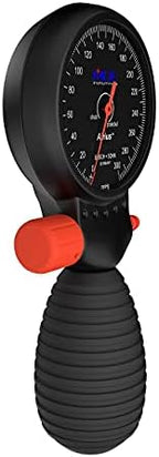 MDF Instruments Airius Palm Aneroid Sphygmomanometer + MDF Latex-Free Large Adult Replacement Blood Pressure Monitor Cuff D-Ring - Single Tube
