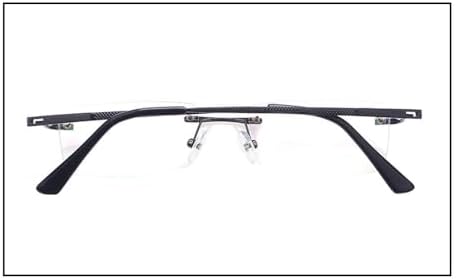 QYAJS 1 Pair Metal Frame Arms Rimless Glasses Legs Eyeglass Replacement Temple Eyewear (Single Hole)