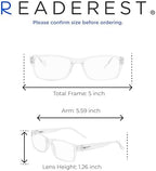 Readerest Blue Light Blocking Glasses – Computer Eyewear, UV Protection, Eye Strain & Glare Reduction, Lightweight Frame