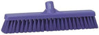 Vikan 31748 Broom,Push,Soft/Stiff,16.5",PP/PBT,Purple