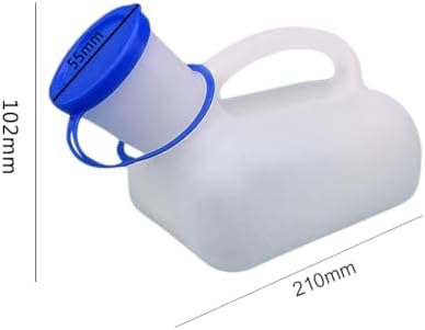 Travel Urine Bottle - 1000ml Urine Container with Funnel Lid,Large Capacity Portable Urinal for Women Men Camping Backpacking Hiking Fishing Road Trip Walking Outdoor Activities