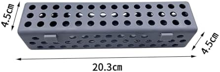 Dental Instrument Sterilizat Case, YOUYA DENTAL Plastic Autoclavale Cassette Case Medical Surgical Instrument Dental Forceps Spatulas Disinfection Container Tray Autoclavable Cassette Case -Grey
