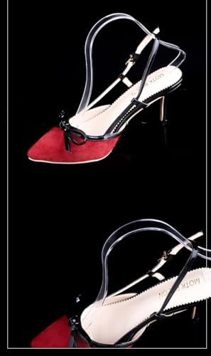 5 Pairs Acrylic Shoe Trees for High Heel Shoes Clear Shoe Shapers for Women, Displaying Sandals Strappy