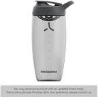Promixx Pursuit Protein Shaker Bottle (24 oz) – Silent No-Ball Mixer, Leak-Proof Lid, BPA/BPS & Phthalate-Free ECOZEN – Easy-Clean Shaker Cup for Protein Shakes, Pre & Post-Workout Smoothies