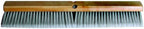 Magnolia Brush 3736 LH Line Floor Brush, Flagged-Tip Plastic Bristles, 3" Trim, 36" Length, Silver (Case of 6)