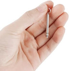 Portable Mini Titanium Toothpicks Holder, 2 Pieces Stainless Steel Metal Toothpicks Reusable Toothpick for Home Outdoor