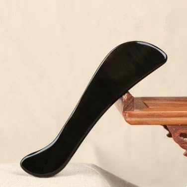 GuaShaFa Best Buffalo Horn Gua Sha Scraping Massage Tool - Hand Made Guasha Board - Great Tools for SPA Acupuncture Therapy Trigger Point Treatment on Face and Body