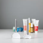 2Pcs Stainless Steel Toothpaste Squeezer, Metal Tube Squeezer Keys Tube Roller Dispenser Tube Wringer Key for Toothpaste Cosmetic Hair Dye Paint Squeezer Hand Cream