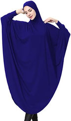 khalat Women's One-Piece Muslim Abaya Dress Large Overhead Prayer Ramadan Long Hijab Dress