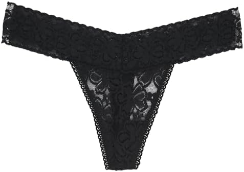 Lace Thongs For Women Plus Size Sexy Underwear T Back Stretch Womens Thongs Underwear 5/6/10 Pack