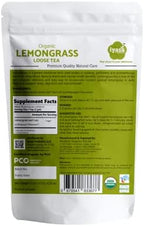 Iyasa Holistics Organic Lemongrass 4 oz - USDA Certified Lemongrass Tea Loose Leaf Cuts, Caffeine Free Tea - East Indian Malabar Grass For Cooking, Smoothies Pure Ayurveda Products