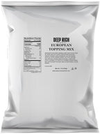 DEEP RICH European Cappuccino Topping Mix 12 x 1 lb (For Use In Bean To Cup Machines)