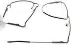 Eyekepper Mens Half-Rim Reading Glasses Memory Readers with Bendable Titanium Bridge and Temple (Gunmetal,+3.50)