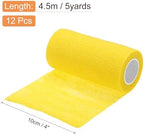 MECCANIXITY Elastic Cohesive Bandage Wrap Breathable Self Adhesive Athletic Tape Roll Black for Sports Wrist Ankle Support